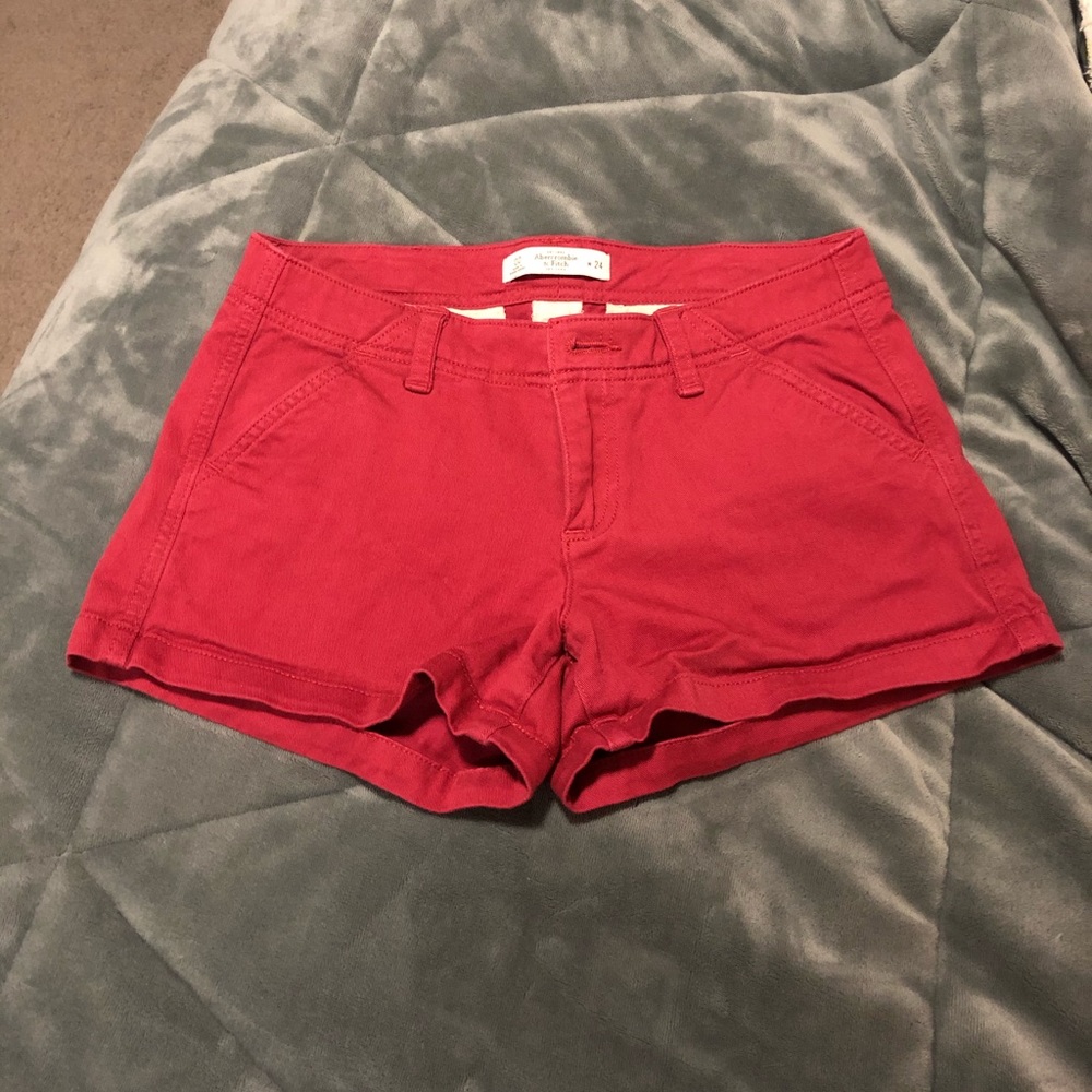 Red Abercrombie Shorts
